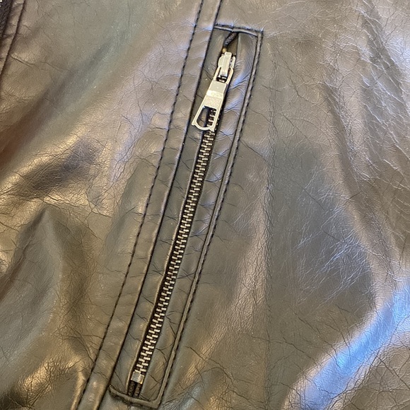 PIM KIE Black Faux Leather Jacket - Picture 2 of 4